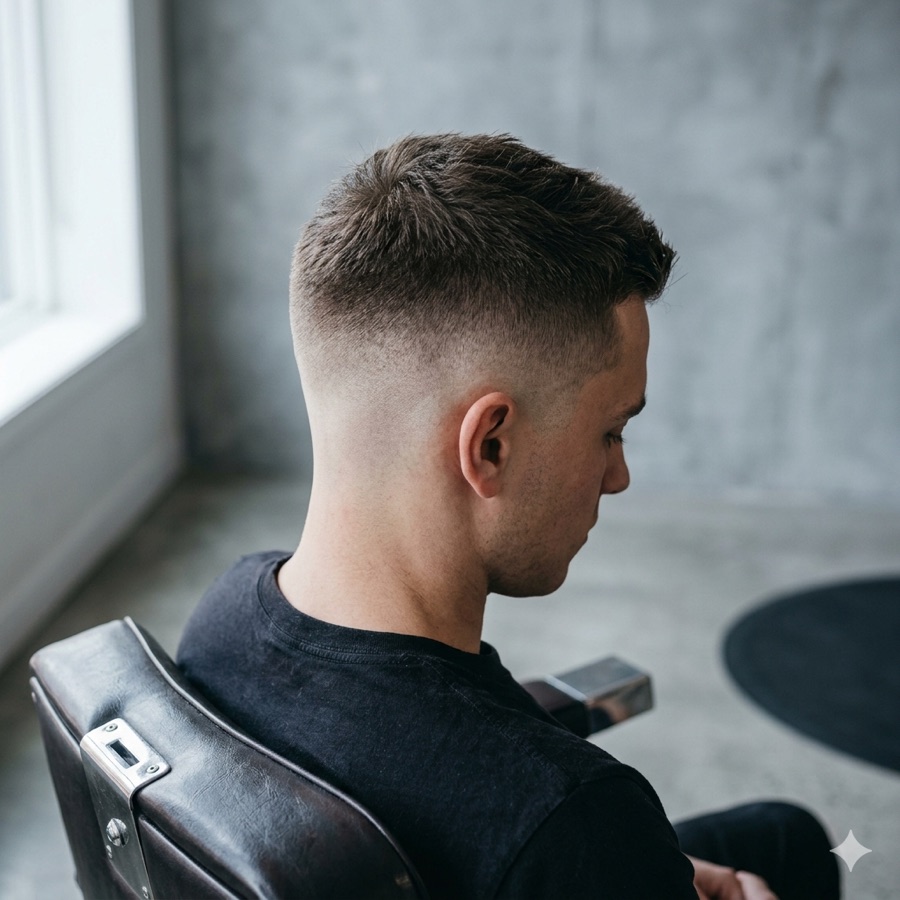 A fresh men's fade
